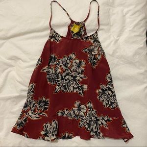 Anthropologie Maeve Floral 100% Silk Tank